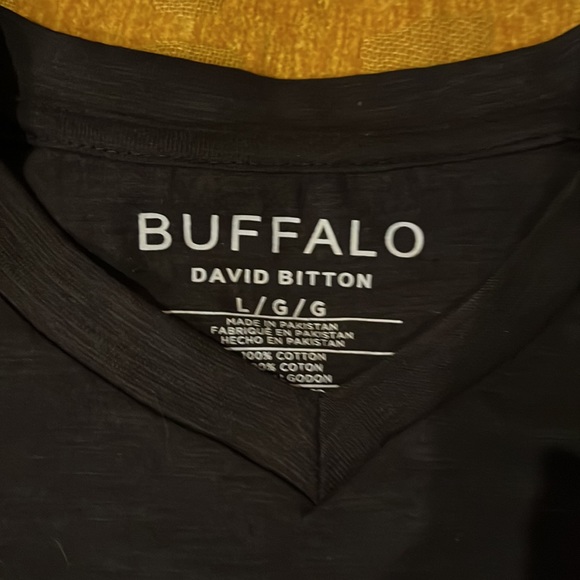 Buffalo David Bitton-Dark Gray/Brown Cannon Takko  -Boys L- T-Shirt - Picture 4 of 6